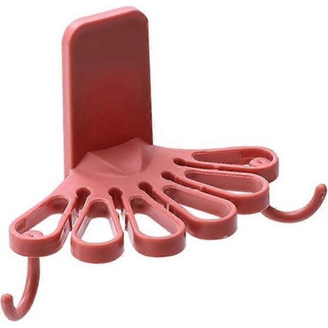 Porte-torchons de cuisine en forme de fleur avec crochet de rangement D--