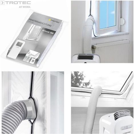 TROTEC Kit de calfeutrage Airlock 100 pour climatiseur mobile (1/4)