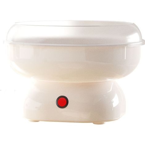 Machine à barbe à papa électrique 450 W, prise UE 220-240 V, grande ouverture de 270 mm, comprend une cuillère à sucre et 8 bâtonnets en bois, idéale pour les fêtes à la maison, les anniversaires d'en