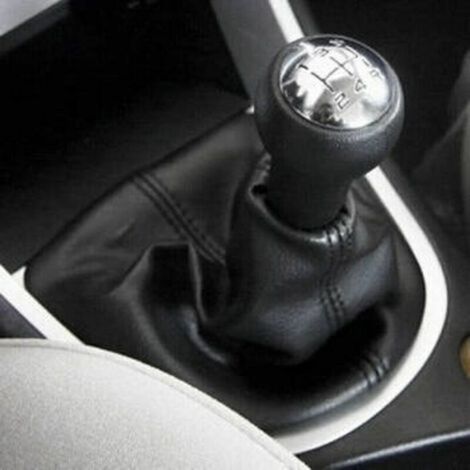 Pommeau de vitesse pour Peugeot 307 207 406 Remplacement levier vitesses automatique 5 vitesses Caoutchouc et cuir synthétique