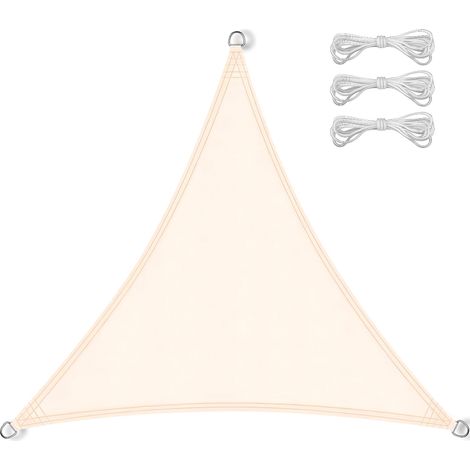 Tenda parasole da giardino impermeabile per terrazzo, 5x5 m, beige