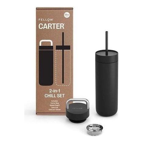 Fellow Carter Chill Set Mug Termico Nero Opaco 591 ml
