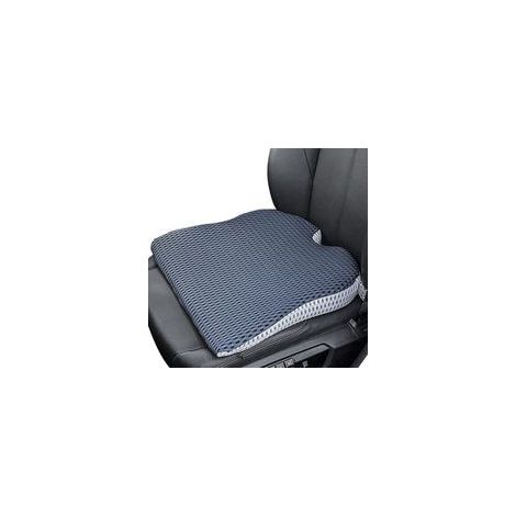Galette de chaise triangulaire pour voiture, camion, chaise de bureau ou fauteuil roulant - Coussin de siège en mousse à mémoire de forme pour soulager les douleurs sciatiques et coccygiennes, Gris (1/5)