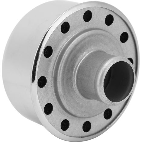 Couvercle de soupape de ventilation à bouton-poussoir rond, adapté aux moteurs SBC BBC SBF 327 350 302 454 502, argent électroplaqué. (1/5)