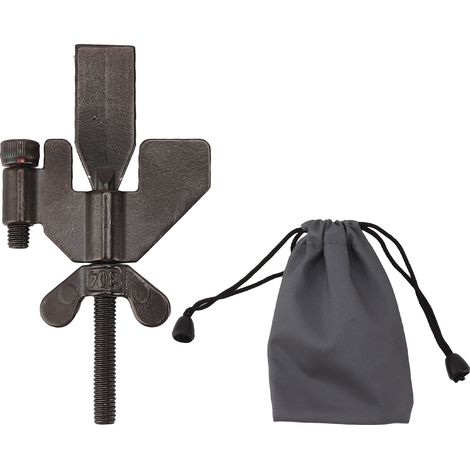 Serrure de sécurité portable réglable en acier inoxydable pour maison, hôtel, appartement, dortoir et voyage (1/5)