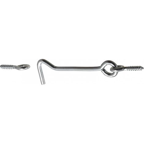 Set di 4 ganci per tutore in acciaio HETTICH, L.76 x P.23 mm HETTICH