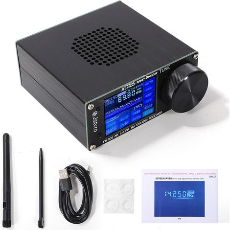 Décodeur ATS-25MAX, écran tactile 2,4 pouces, récepteur radio portable à bande complète, balayage de spectre, DSP (1/5)