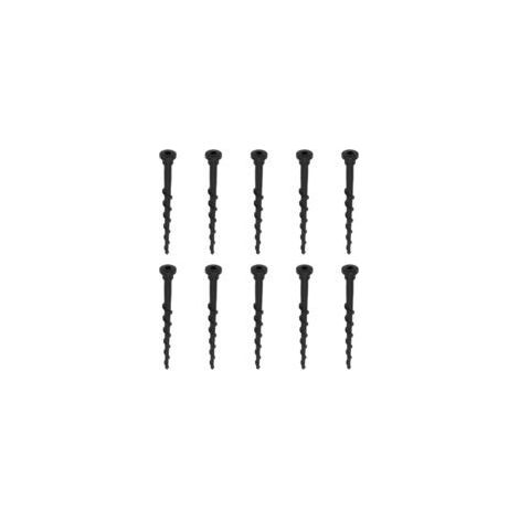 10 tornillos para estación de carga de cortacésped, accesorios para robot cortacésped con llave hexagonal, longitud 14 cm herramientas de jardín negras para numerosos modelos (1/5)