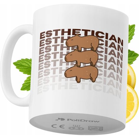 Lustige Tasse für Kosmetikerinnen – Kaffee- oder Teetasse mit witzigem Textdesign – ideal für Geburtstage, Namenstage, Feiertage und besondere Anlässe. Hochwertige Tasse für Zuhause, Büro und Arbeit. 