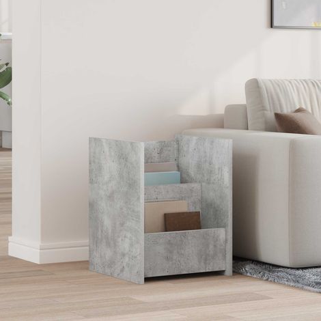 Magazinregal mit Regal Beton Grau 35 x 35 x 45 cm Holzwerkstoff