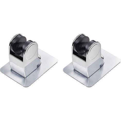 Lot de 2 sièges de douche adhésifs en ABS (1/4)