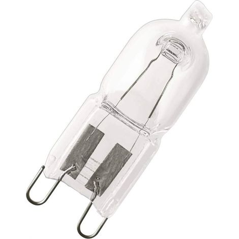 Lot de 2 Ampoule Halogène G9 33 W Transparent Pour Éclairage Bureau Lecture