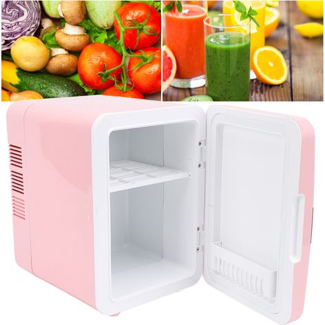 Mini réfrigérateur 6L portable avec fonction chauffage pour voiture et maison – stockage cosmétiques, lait et médicaments (1/5)