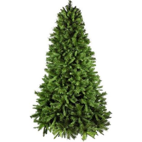 Albero di Natale CRISTALLO 150 cm 638 Rami ad Ombrello Verde Superfolto F4933