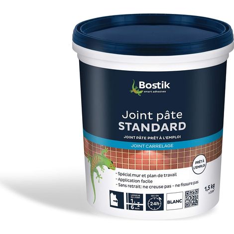 Joint Pâte Carrelage Blanc Prêt à L'emploi, Couleur Blanc - Bostik