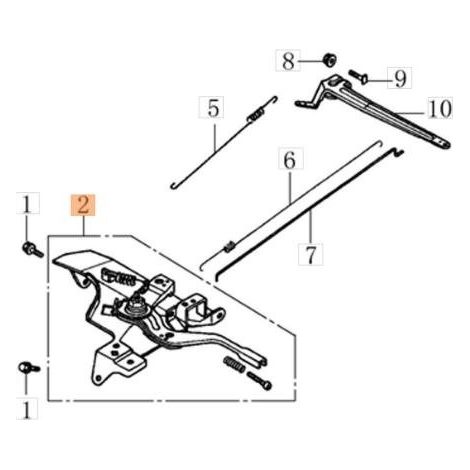 LEVA ACCELERATORE ORIGINALE EMAK L66151865