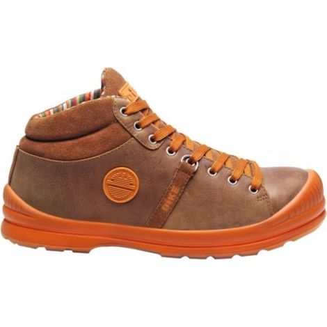 Chaussures de sécurité montantes hydrofuges vintage mixtes DIKE SUPERB S3 SRC Marron 45.