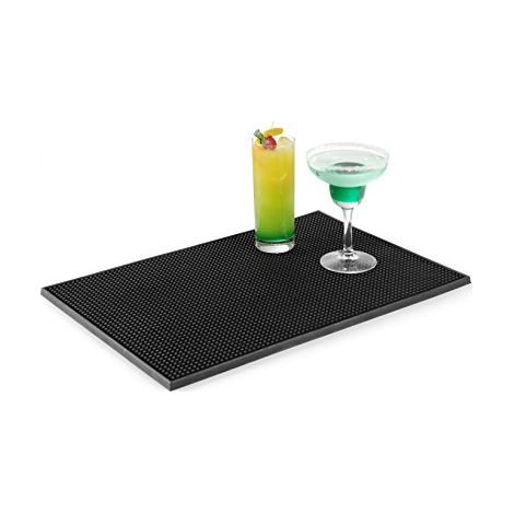 Tappetino barman in gomma per bicchieri bar 45,3x30,5 cm - Hendi 597972 (1/3)