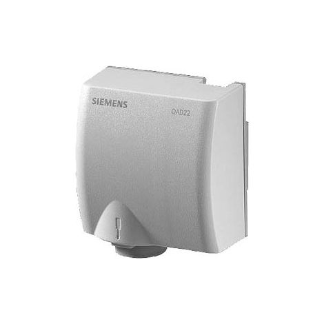 Siemens QAD2012 Sonda de temperatura Pt1000 para montaje en superficie