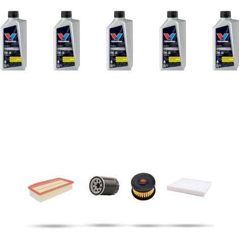 Kit tagliando 4 FILTRI e 5L OLIO compatibile con Dacia Dokker 1.6 Sce 75kw dal 2015 (1/5)