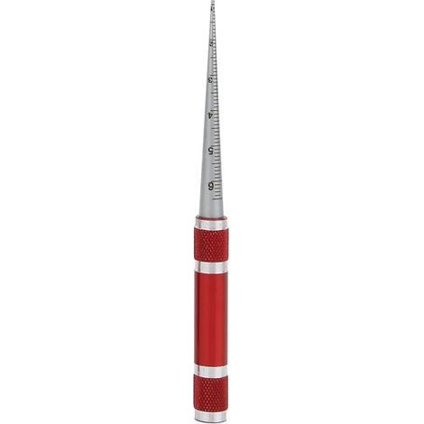 Konische Messlehre mit Löchern, hochpräzises Handmessgerät aus Edelstahl 1-6,5/3-15/15-30/30-45 mm (1/5)