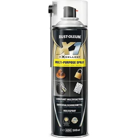 Rust-Oleum X1 lubrifiant multifonction dégrippant anticorrosion 500 ml