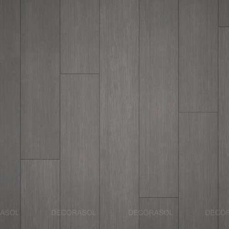Naturasol – Parquet massif en bambou brossé gris – Clipsable pour pièces humides – Largeur 13 cm – Finition vernie durable
