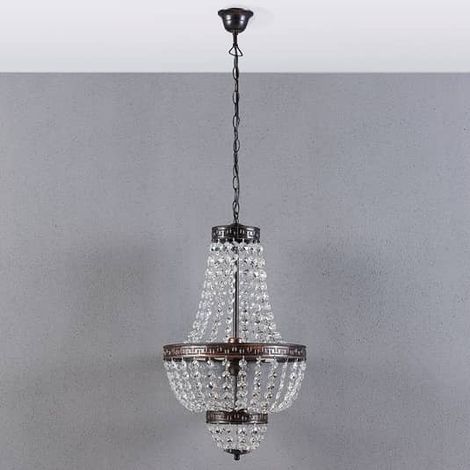 [GEBRAUCHT] B-Ware Lindby Hängeleuchte Jorve Kristallleuchte Kronleuchter Pendelleuchte Lampe G9551