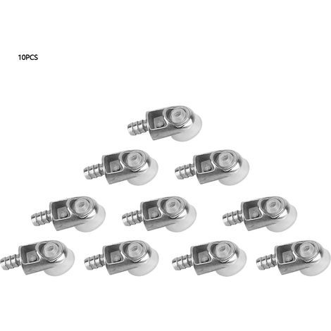10 Supports d'Étagère pour Cuisine, Supports de Tablette en Verre pour Armoire, Lot de 10 Pièces (1/5)