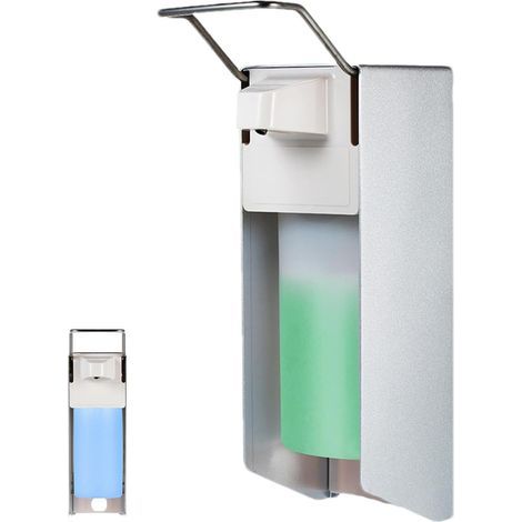 Distributeur de liquide mural Distributeur de liquide de lavage à la main Distributeur de pompe liquide à main pour utilisation domestique, Touch-, Hygienic Soap, Distributeur for Bathroom, (1/5)