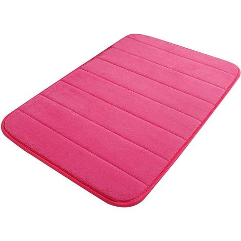 Tapis de bain paillasson 40x60cm tapis de douche antidérapant-absorbant lavable en machine (1/3)
