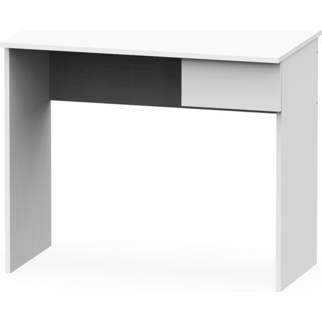 Mesa escritorio Turín con un cajón acabado blanco brillo, 75 cm(alto)90 cm(ancho)50 cm(fondo) (1/5)