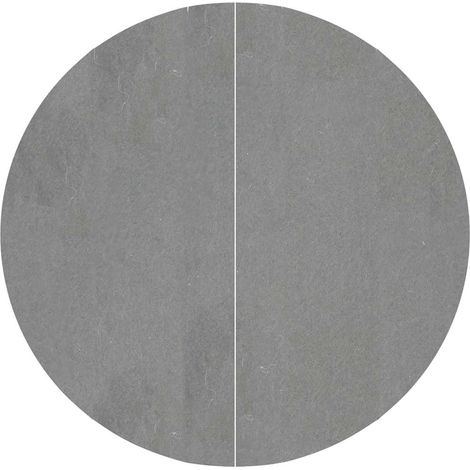 Bâche de piscine gris clair 244 cm géotextile polyester CFW99997 (1/5)