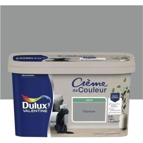 Valentine Crema di Colore Satin 2,5l Titanio - Dulux Valentine