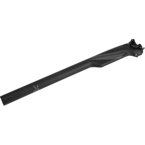 Tube de selle carbone 27.2x400mm pour vélo route VTT, selle vélo orange mat, tige de selle carbone full, accessoire cyclisme. (1/5)