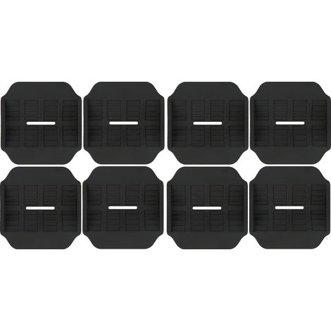 8-teiliges Set Gummimöbelgleiter, Möbelstopper mit Rollen für Betten, Stühle, Sofas und Haushaltsgeräte (1/5)