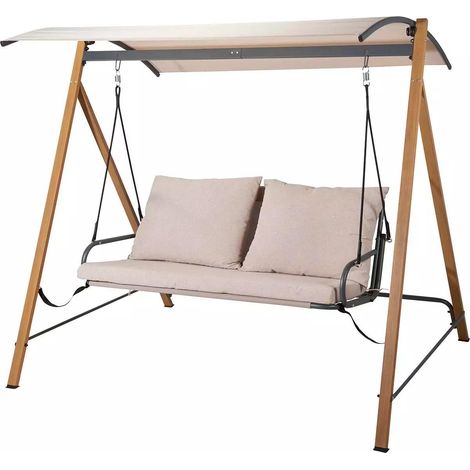 Hamac progarden swing sofa acero 250 kg 136x194 cm (1/3)