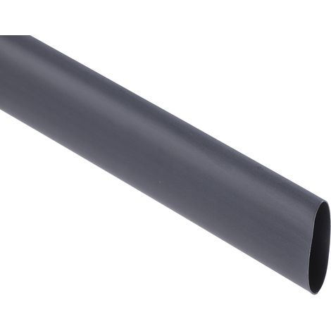 Gaine thermorétractable RS PRO, Dia. 19.1mm Noir rétreint 2:1, 1.2m ( Prix pour Paquet de 5 )
