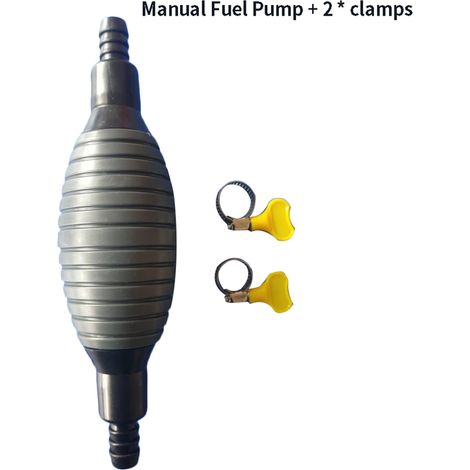 Pompe à carburant pour voiture avec siphon manuel, compatible avec les systèmes de transfert d'huile et de mesure pour réservoirs d'essence et diesel.