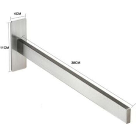 No-drill towel rack, wall-mounted towel rack type 304, stainless steel towel rack, kitchen towel rack, bathroom towel rack, self-adhesive - simple (1/4)