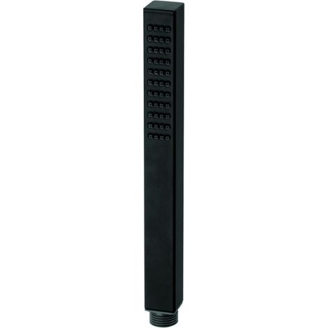 Douchette carrée 1 jet métal noire - THEWA DC066NE