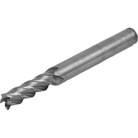 7mm Bohrdurchmesser 75mm Länge HSS Zylinderschaft Spiralbohrer Silber Ton (1/3)