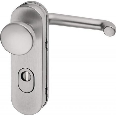 EDI Feuerschutz-Garnitur Aluminium F01 Wechselgarniturfür Türstärke 39-48 mm ZA/PZ DIN links / rechts (1/2)