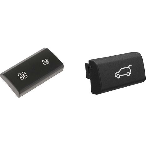 Cache-bouton de commande de ventilation et de climatisation de voiture avec cache-bouton de commande de hayon et de coffre arrière (1/5)