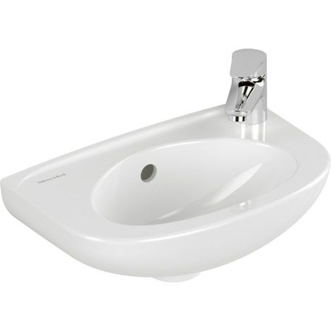 Handwaschbecken Villeroy & Boch NEWO rund 400 x 145 x 255 mm, Hahnloch rechts - 43944R01