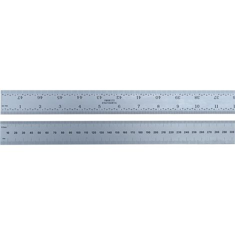 Règlet 1210mm RS PRO, Impérial, Métrique, en Acier ( Prix pour 1 ) (1/2)