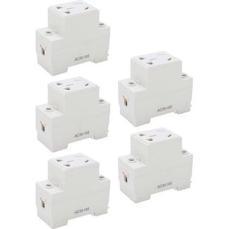 5-polige Steckdose, 250 V, robustes Material, stabile Ausführung, sichere und robuste modulare Industriesteckdose