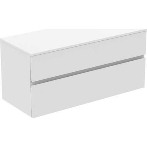 Ideal Standard Finesse - Mueble de lavabo, 120x51x56 cm, 2 cajones, blanco mate E3431Y1 (1/3)