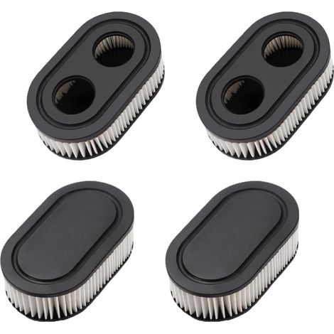 4-teiliger Rasenmäherfilter, Luftfilterersatz, kompatibel mit Briggs und Stratton 593260 798452 4247 5432 5432K 798339 7984 Motoren