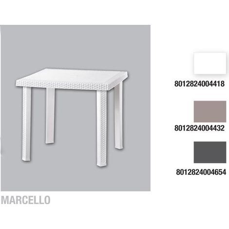 Tavolo Dimaplast figaro rattan taupe (1/2)